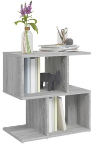 2 db szürke sonoma színű fa éjjeliszekrény 50 x 30 x 51,5 cm