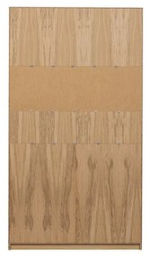 Natúr színű moduláris könyvespolc tölgyfa dekorral 110x199 cm Modulair – vtwonen