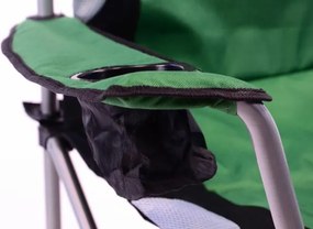 DIVERO Kempingszék Deluxe 2 db zöld