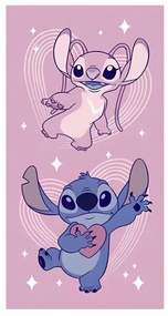 Lilo és Stitch A csillagkutya törölköző fürdőlepedő angel 70x140cm (Fast Dry)