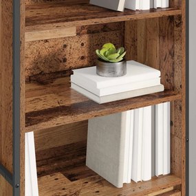 Magas szekrények 2 pcs Öreg fa 60 x 36 x 300 cm Faanyag