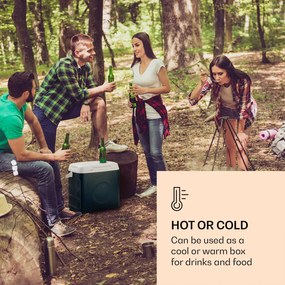 Klarstein BeerBelly 29, elektromos hűtődoboz, hűtés és hőmegtartó funkció, USB port, ECO üzemmód