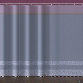 Mg Függöny 618/360 Fehér 300x250cm Kész Szalaggal M