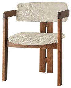 CO Light Grey and Walnut étkező szék