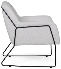 Szürke design karosszék MILAN