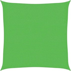 vidaXL világoszöld HDPE napvitorla 160 g/m² 3,6 x 3,6 m