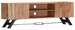 vidaXL tömör akácfa TV-szekrény 140 x 30 x 45 cm