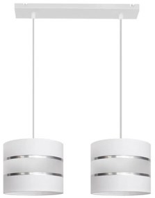 Csillár zsinóron HELEN 2xE27/15W/230V fehér