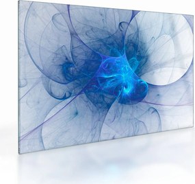 Absztrakt kép (üvegen) (70x50 cm)