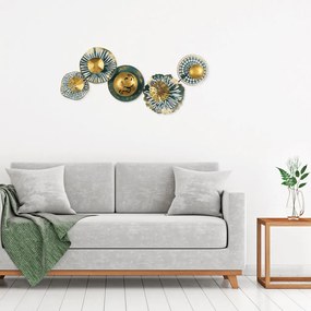 Sensuale fém fali dekoráció, 100×50 cm