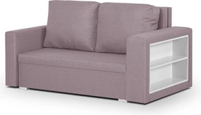 DOLAR1 Kétszemélyes kinyitható kanapé Rózsaszín