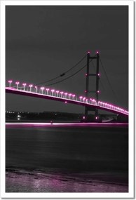 Poszterek keretben 40x60 Lila világítás