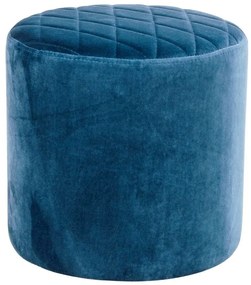 Ejby kék bársony puff - Bonami Essentials