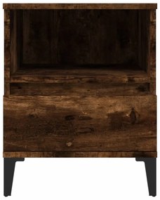 füstös tölgy színű éjjeliszekrény 40x35x50 cm