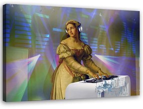 Gario Vászonkép Lady DJ - Jose Luis Guerrero Méret: 60 x 40 cm