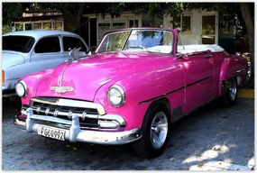 Poszterek 120x80 Kubai autó