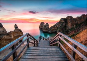 Fotótapéta Naplemente Tengerpart Pihenés Panoráma Kilátás 300x210 +ragasztó