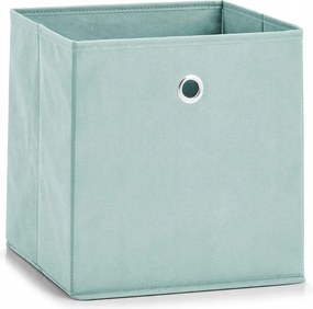 Tároló doboz, menta színű, 28cmx28