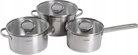 Eataly rozsdamentes acél edénykészlet 6 részes Homla