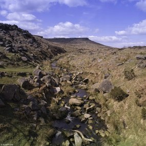 Poszter 20x20cm Burbage Brook, Assaf Frank