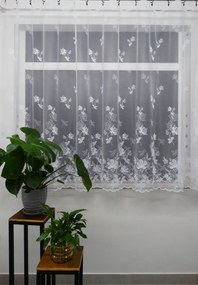 Mg Függöny jacquard 35914 Fehér 250cm magas pol 0,5m