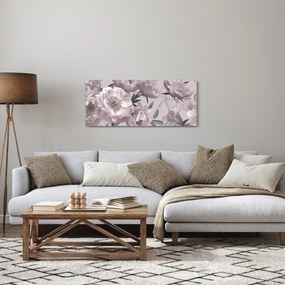 Kép - Vintage bazsarózsa virágok (120x50 cm)