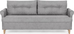 ELI Háromszemélyes kinyitható kanapé Szürke