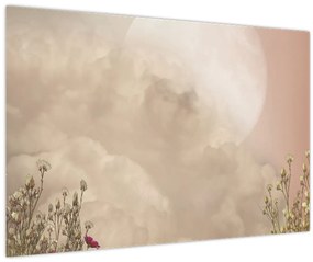 Kép - Rózsaszín telihold (90x60 cm)