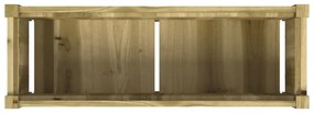 impregnált fenyőfa virágláda 90x31x31 cm