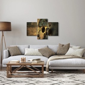 Kép - Vintage repülőgép fejhallgató (90x60 cm)