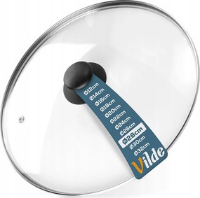 Univerzális Üvegfedő Serpenyőhöz Szellőző Fogantyúval 28