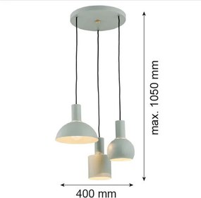 Argon SINES 1470 Függőlámpa 3x15W/E27 IP20