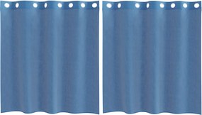 vidaXL 2 db királykék voile függönyök grommets