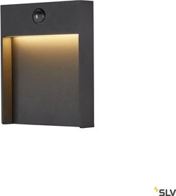 SLV 1002954 FLATT Modern Kültéri Fali Lámpa Antracit LED IP54