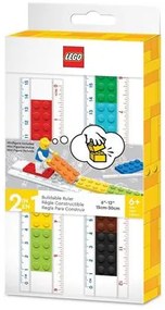 Vonalzókészlet, 2 darabos, mini figurával, LEGO (L52558)