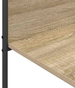 Ruhafogó polcokkal tárolóval Barna 120 x 44 x 160 cm Faanyag