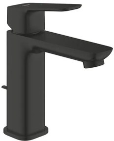 Mosdó csaptelep GROHE Cubeo leeresztőszeleppel fekete matt 1017492430