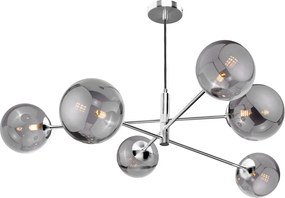 Dar Lighting modern függeszték vignette csiszolt króm darvig0650-24