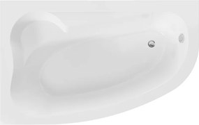 Mexen Westa sarok kád bal 160 x 100 cm, fehér - 560116010001