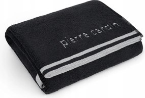 Pierre Cardin törölköző 70x140 Rocco fekete prémium pamut 500gr