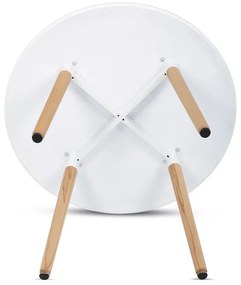 Étkezőasztal 90×90 cm, MDF, Fehér. DT-306 WT