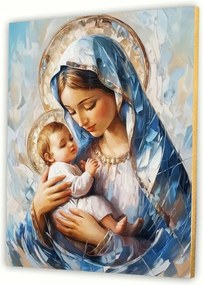 Vallásos vászonkép 30x40cm Jézus és Mária ajándék fiataloknak #901