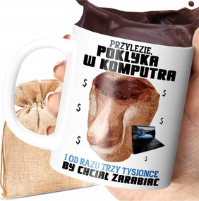 Nyomott Mintás Bögre Programozónak Grafika Vicces Ajándék Jancsi Orrszarvú