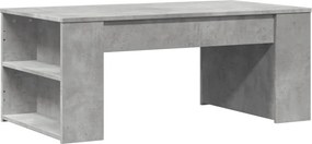 vidaXL betonszürke szerelt fa dohányzóasztal 102 x 55 x 42 cm