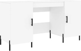 vidaXL fehér szerelt fa íróasztal 140 x 50 x 75 cm