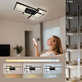 Aigostar - LED Dimmelhető mennyezeti lámpa LED/38W/230V 2700-6500K + távirányító