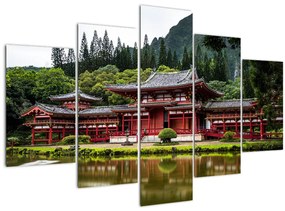 Kép - kínai építészet (150x105 cm)