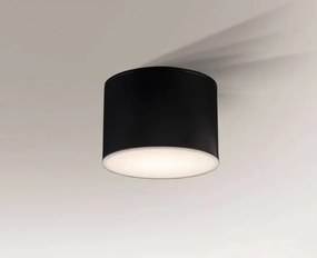 ANTIGO 8052 SUWA Hengeres Mennyezeti Lámpa Fekete GX53 IP44