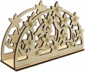 Virágmintás szalvétatartó állvány Szalvétatartó törlőkendő áttört