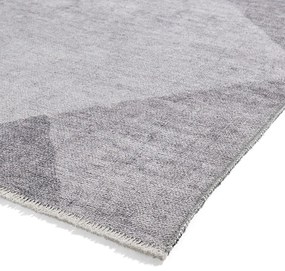 Világosszürke mosható pamutkeverék szőnyeg 122x170 cm Whisper – Think Rugs